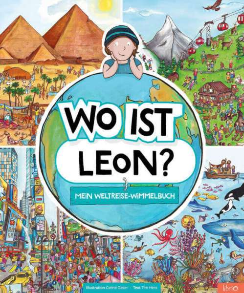 Personalisierbares Wimmelbuch Startseite "Wo ist Leon"