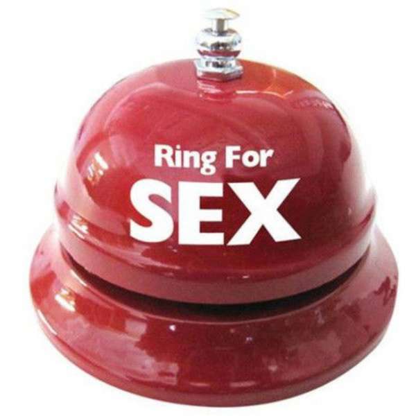 Metall Sexklingel Ring for Sex in rot